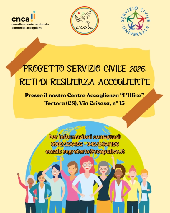 RETI DI RESILIENZA ACCOGLIENTE - Bando SCU 2026