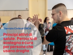Pubblicazione Graduatorie Provvisorie &quot;PRINCIPI ATTIVI DI SALUTE. PERCORSI DI SOSTEGNO E CURA PER PERSONE CHE USANO DROGHE&quot;.